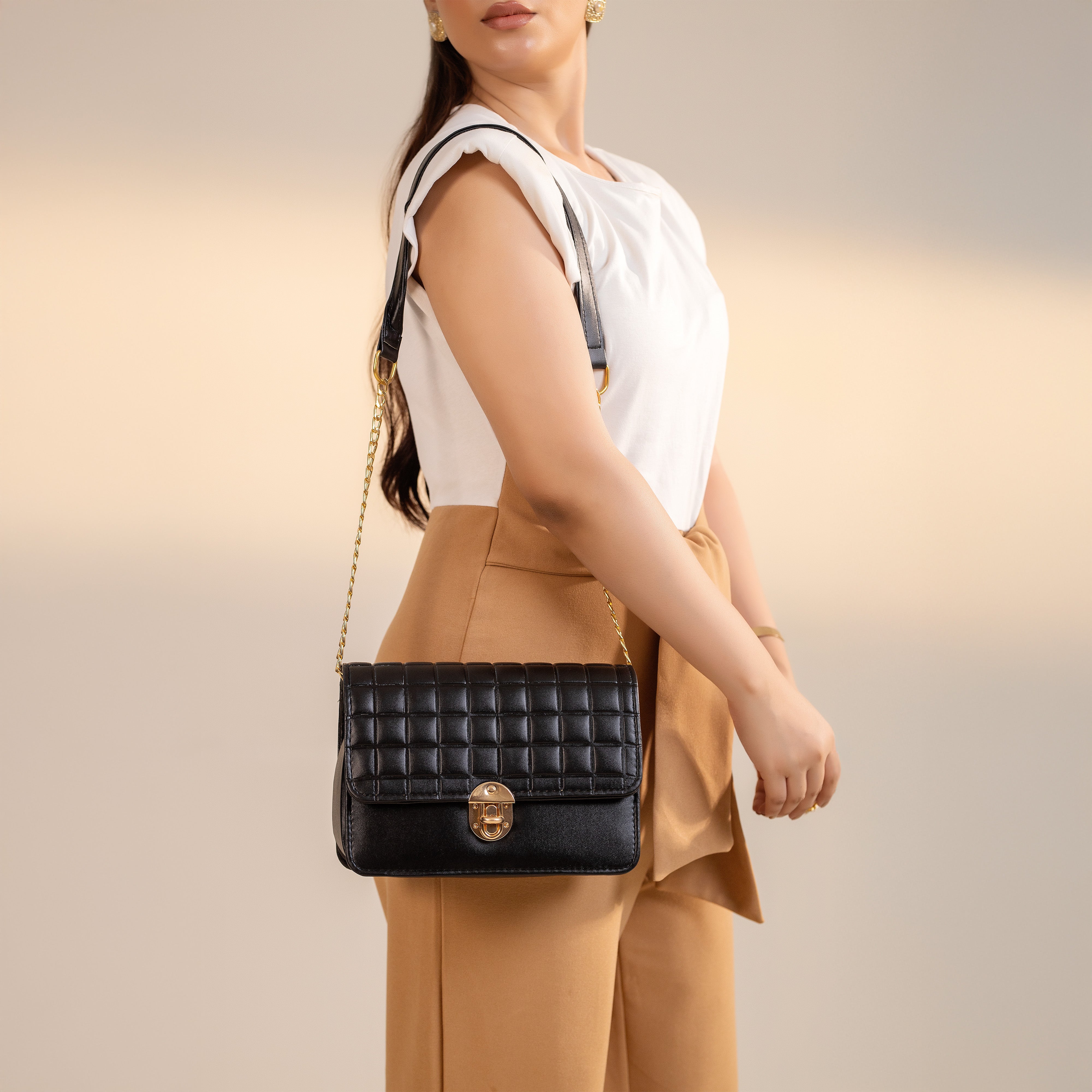 Quilted Crossbody Bag